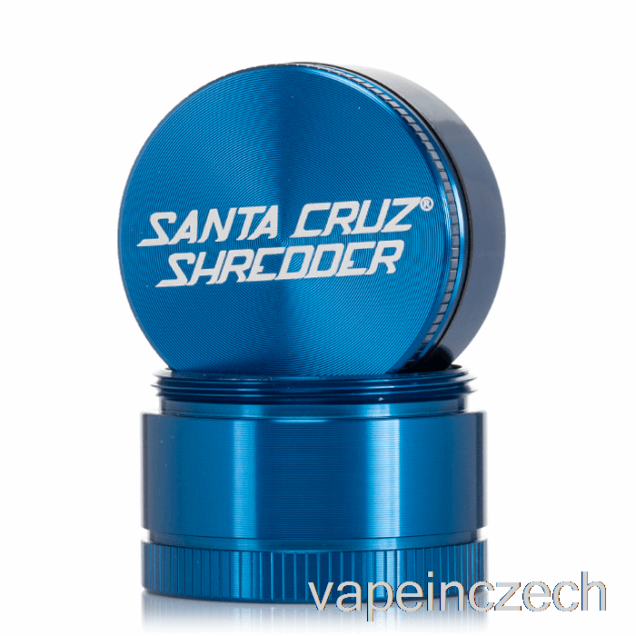 Santa Cruz Shredder 1,6palcový Malý 3dílný Mlýnek Modrý (40mm) Vape Pero